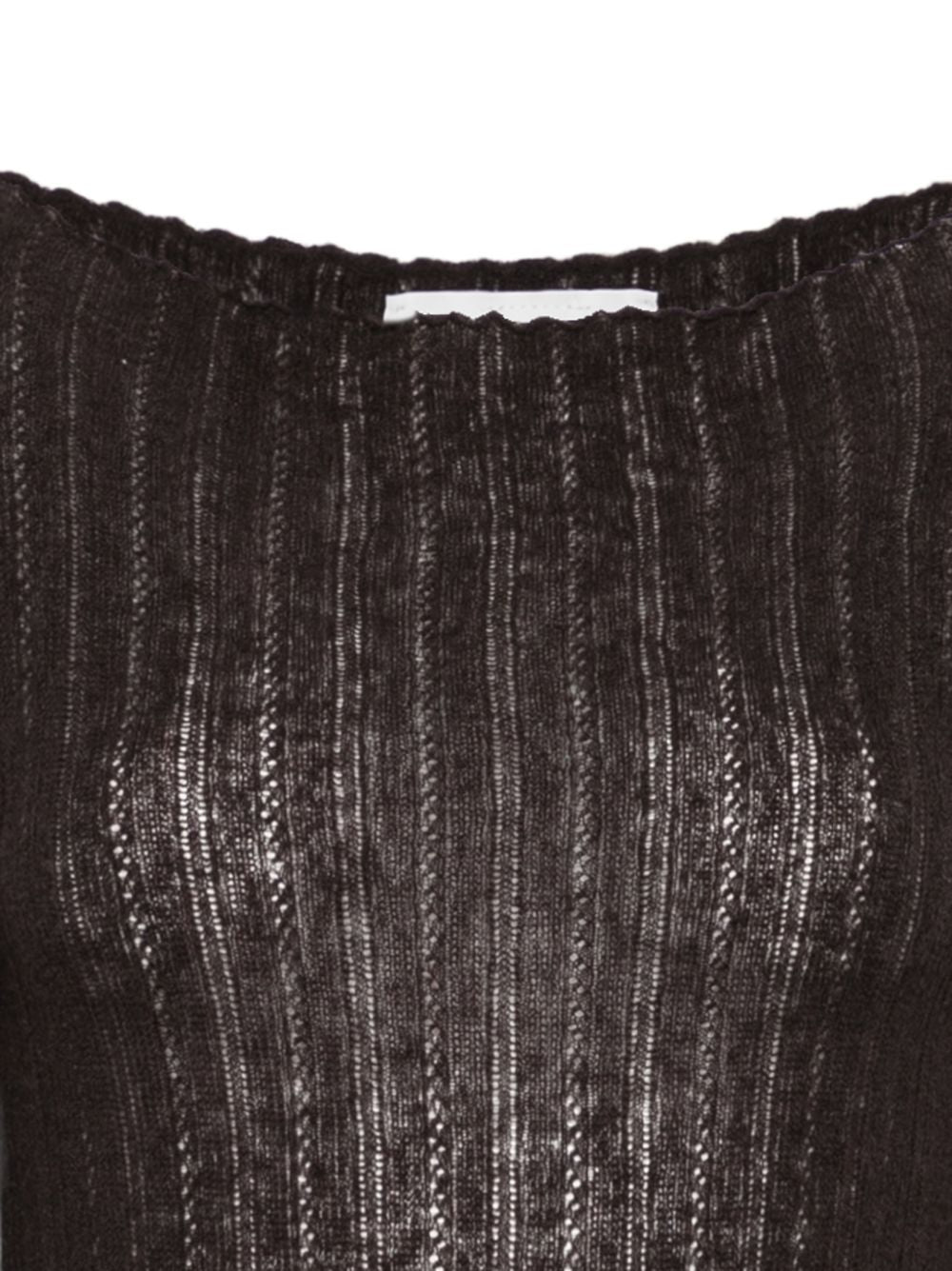 VANISE Maglia Stella color caffè in cashmere