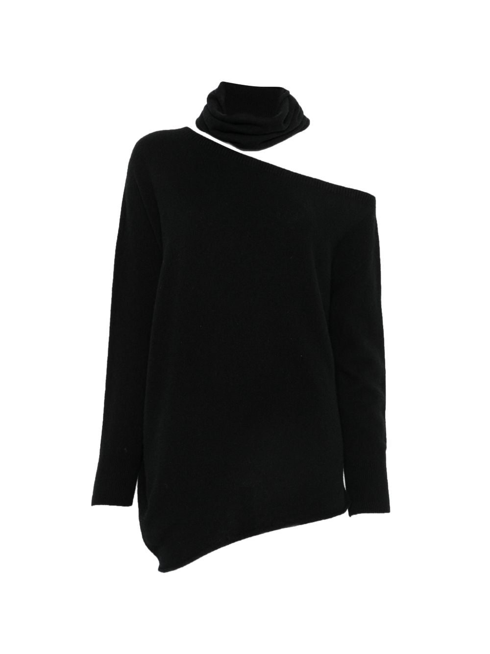 VANISE Maglia Conchita nera in cashmere