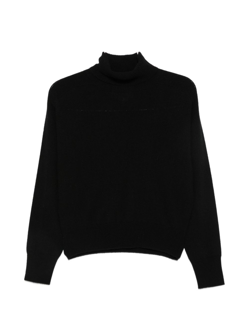 VANISE Maglia Matilde Nero in cashmere nero con collo alto