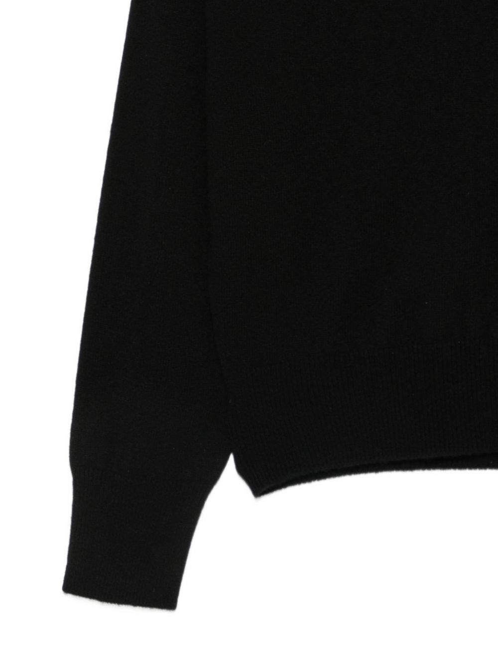 VANISE Maglia Matilde Nero in cashmere nero con collo alto