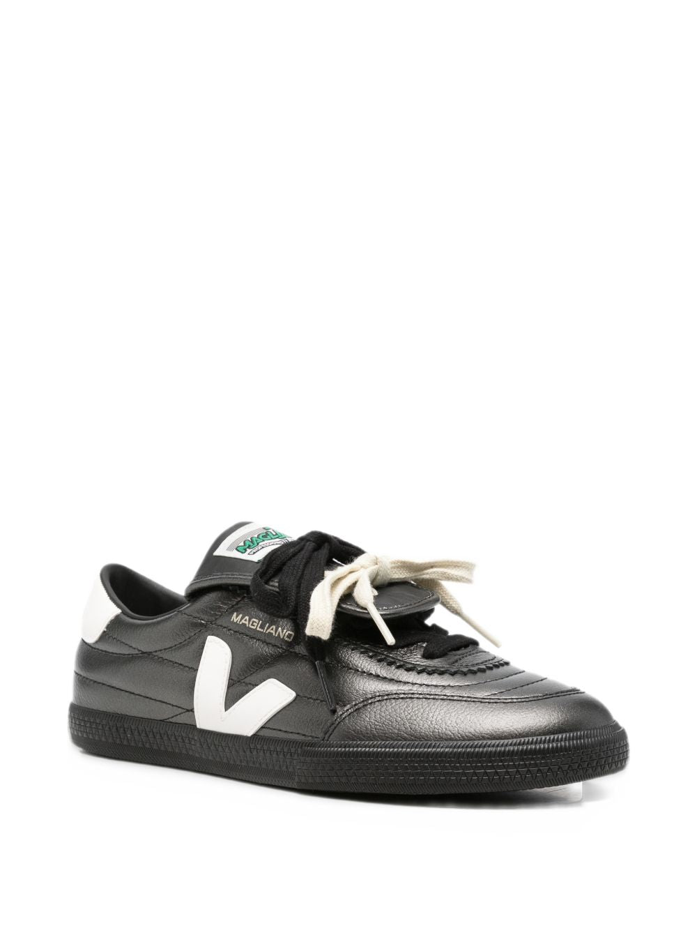 VEJA VEJA x Magliano Panenka Titanium Sneakers in Pelle Nappa e Suede