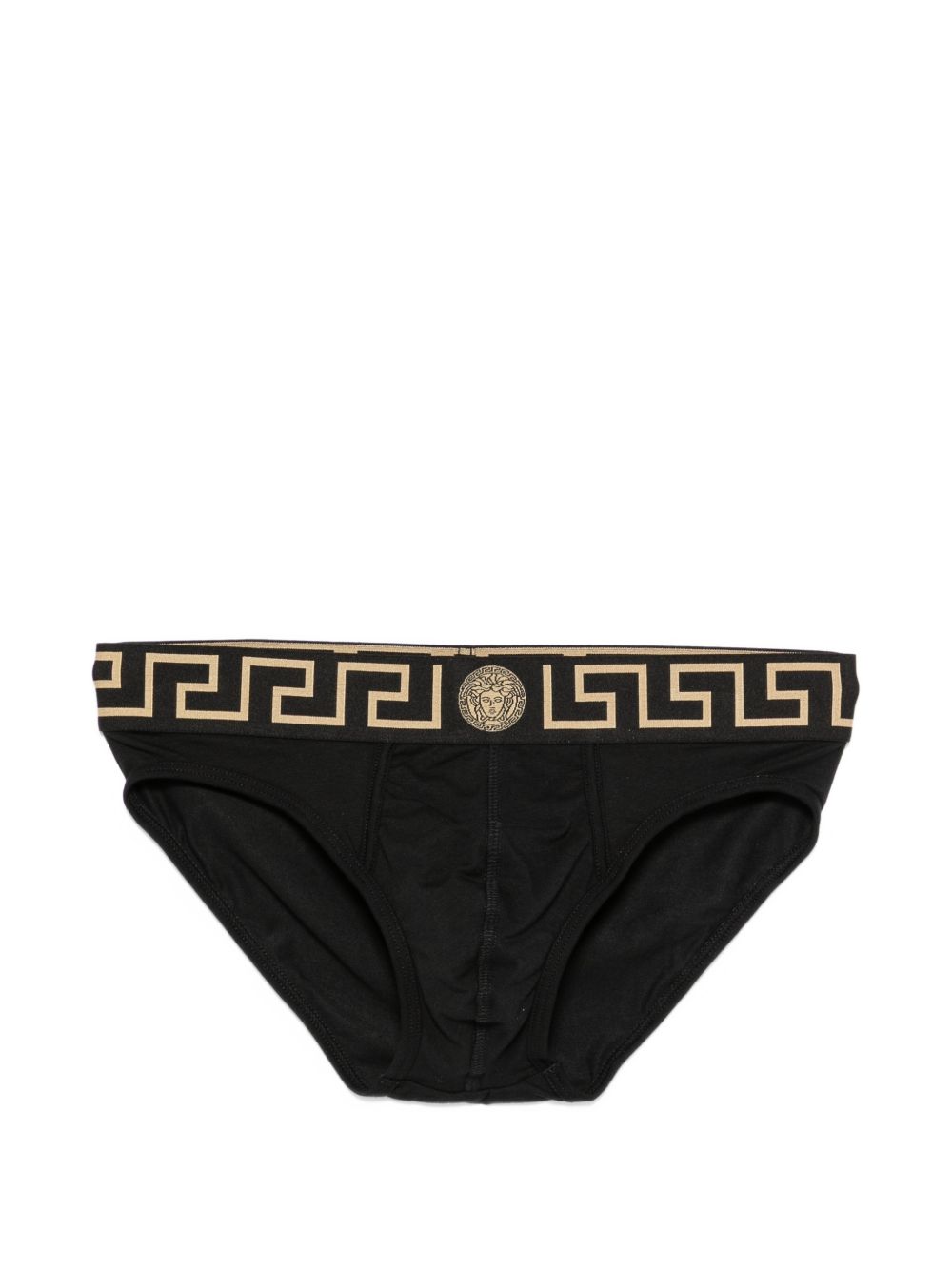 VERSACE Slip uomo con motivo Greca