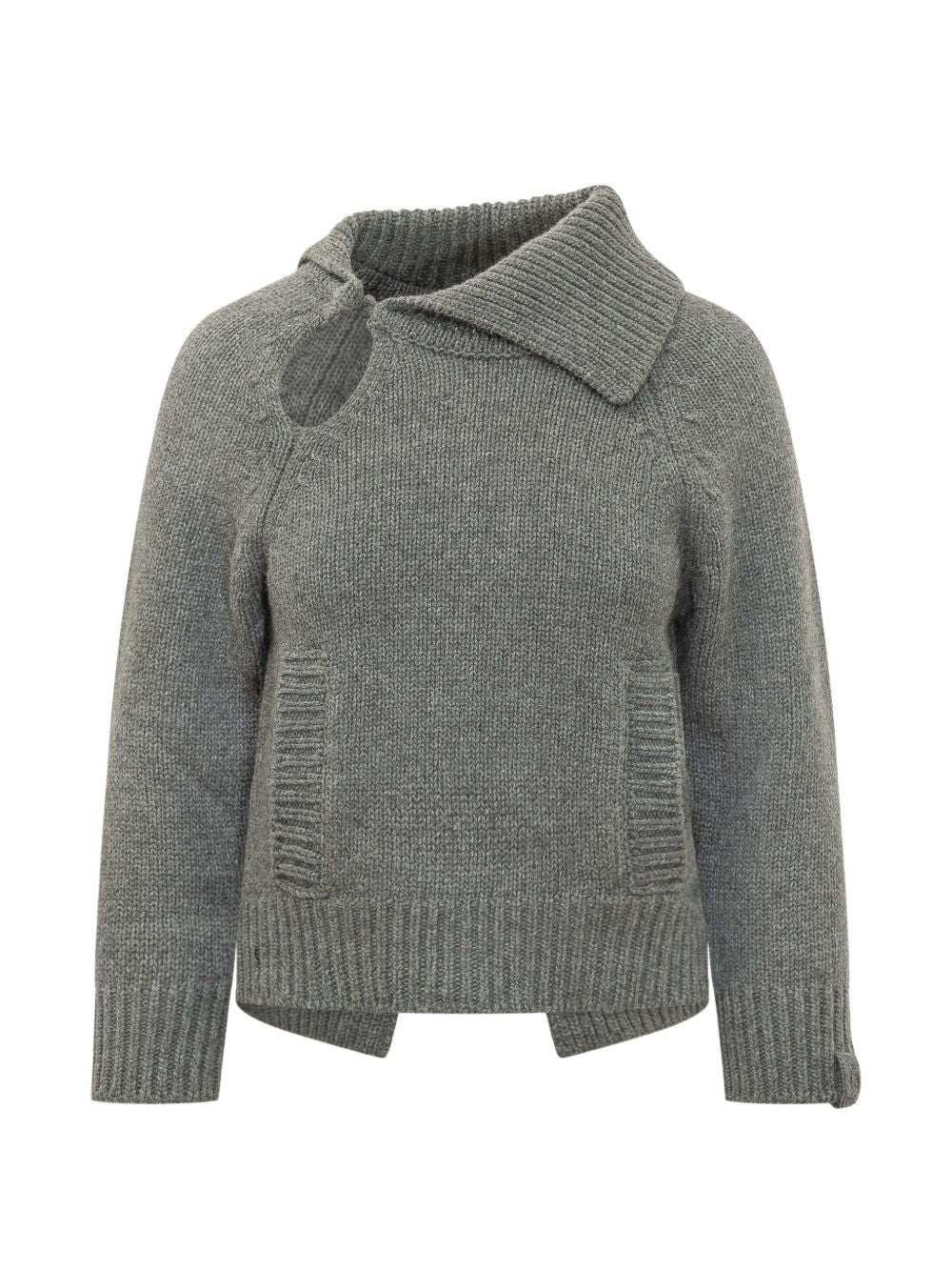 VICTORIA BECKHAM Maglione in lana e cashmere grigio