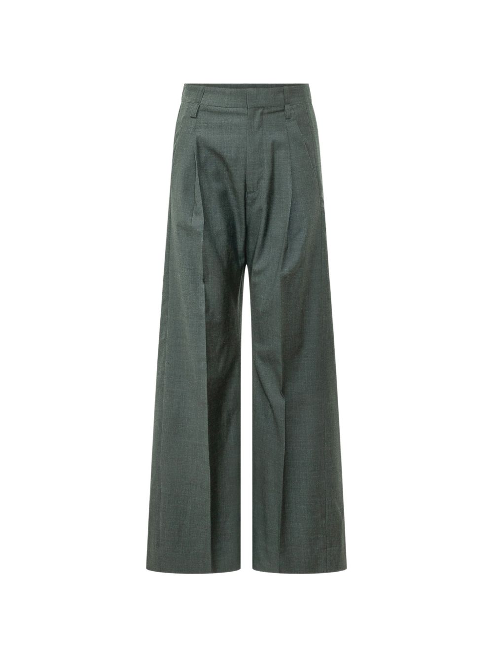 VICTORIA BECKHAM Pantaloni sartoriali Ethel verde scuro