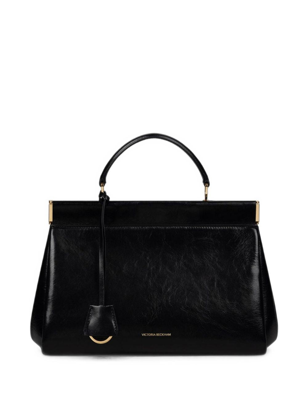 VICTORIA BECKHAM Borsa BLACK in pelle con manico e tracolla firmata