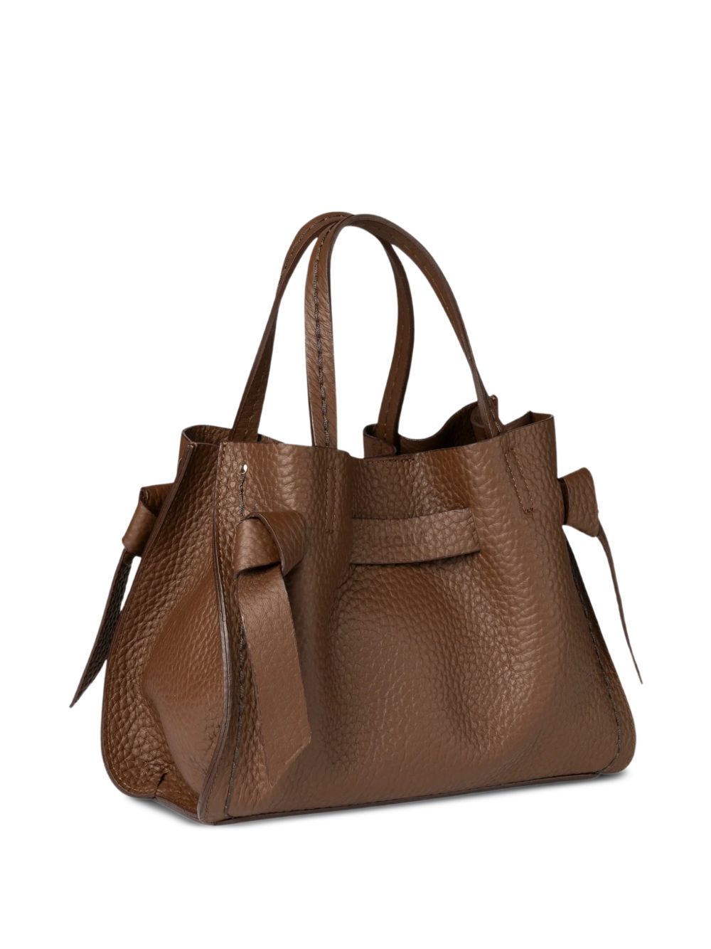 VISONA Borsa QUEEN NOCE in pelle marrone
