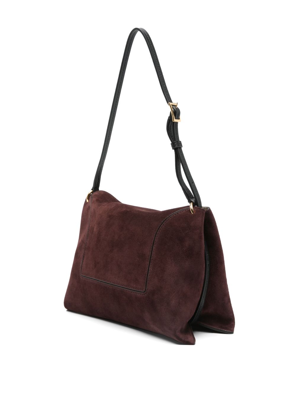 WANDLER Borsa a tracolla Penelope in suede marrone