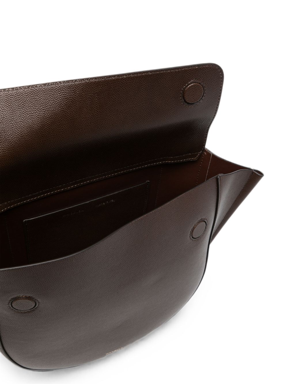 WANDLER Borsa a spalla in pelle di vitello marrone