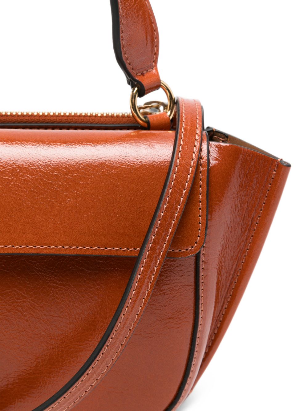 WANDLER Borsa Hortensia arancione in pelle