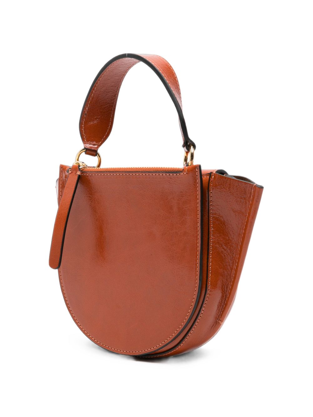 WANDLER Borsa Hortensia arancione in pelle