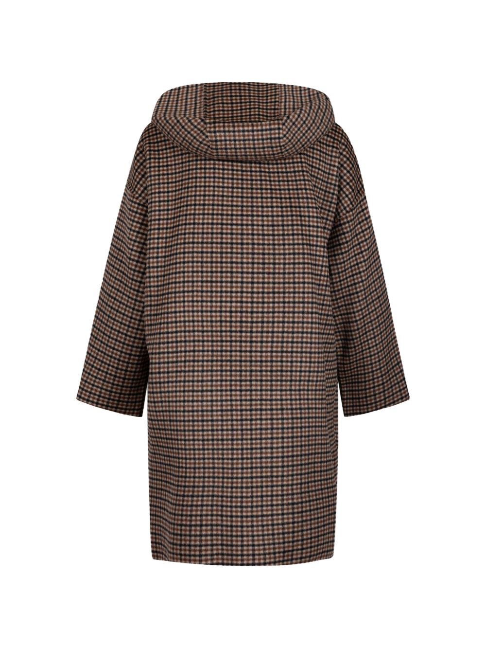 WEEKEND MAX MARA Cappotto Reversibile in Lana a Quadri
