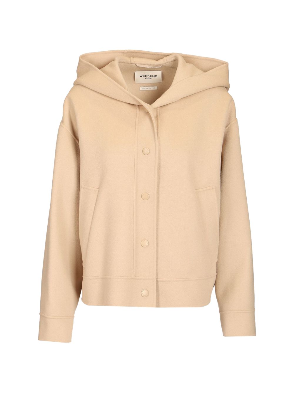 WEEKEND MAX MARA Giacca Corta in Lana con Cappuccio