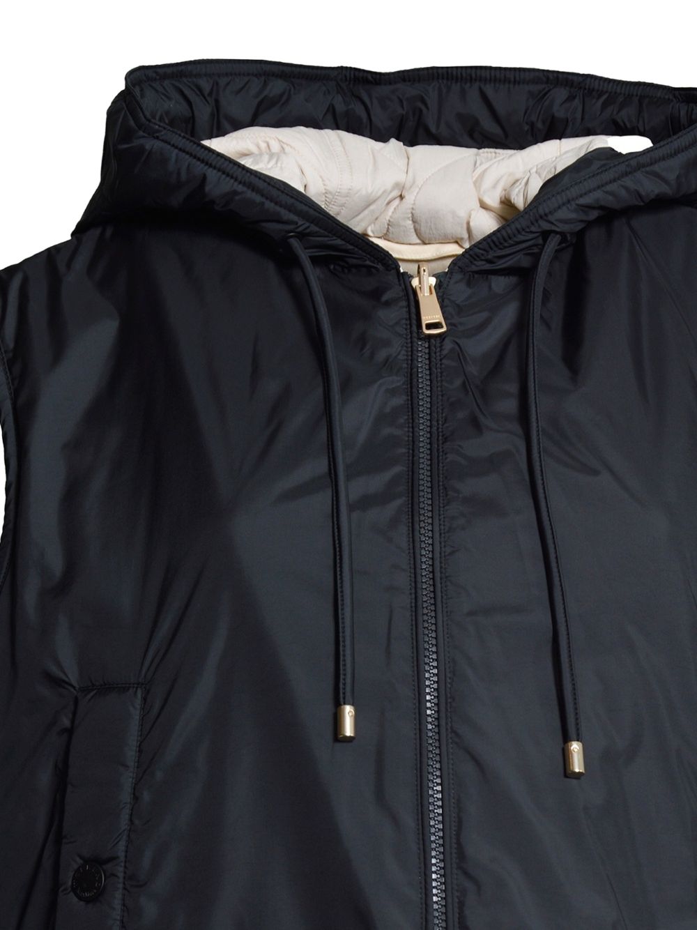 WEEKEND MAX MARA Gilet con cappuccio e zip imbottito