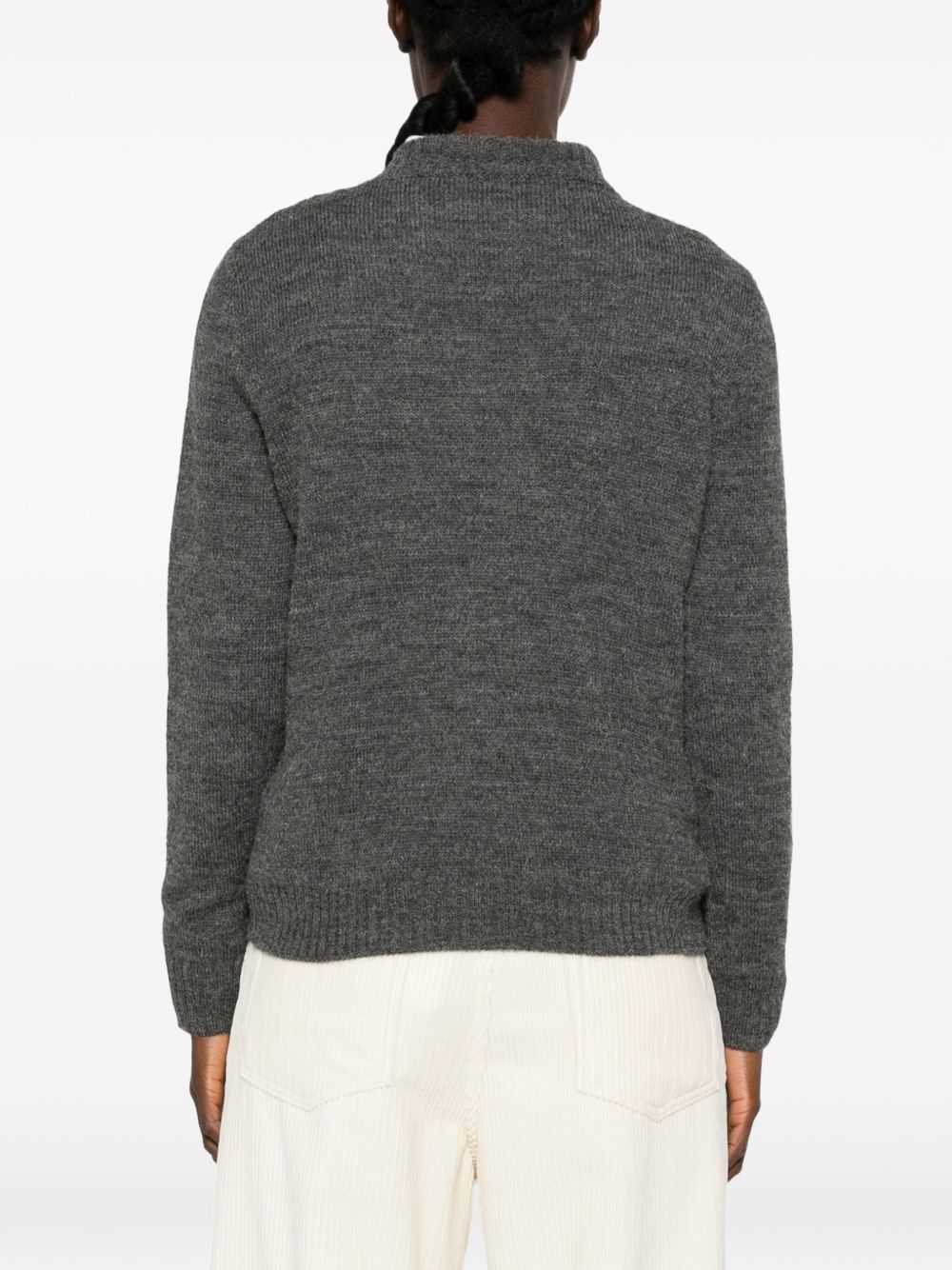 WEEKEND MAX MARA Maglia a maniche lunghe girocollo con motivo coniglietto