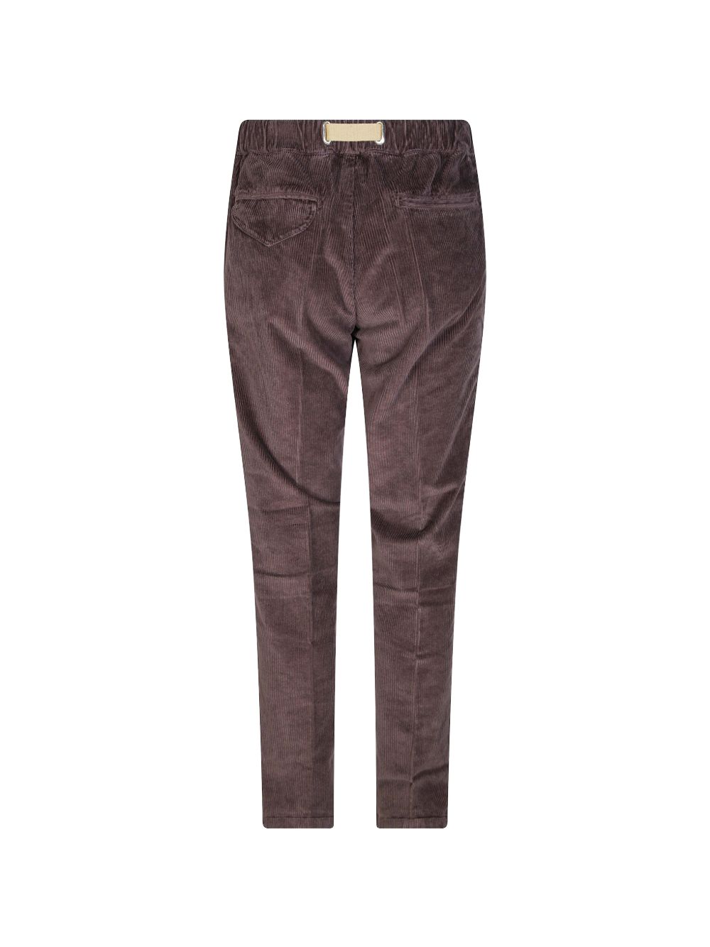 WHITE SAND Pantaloni in Velluto a Coste Marrone