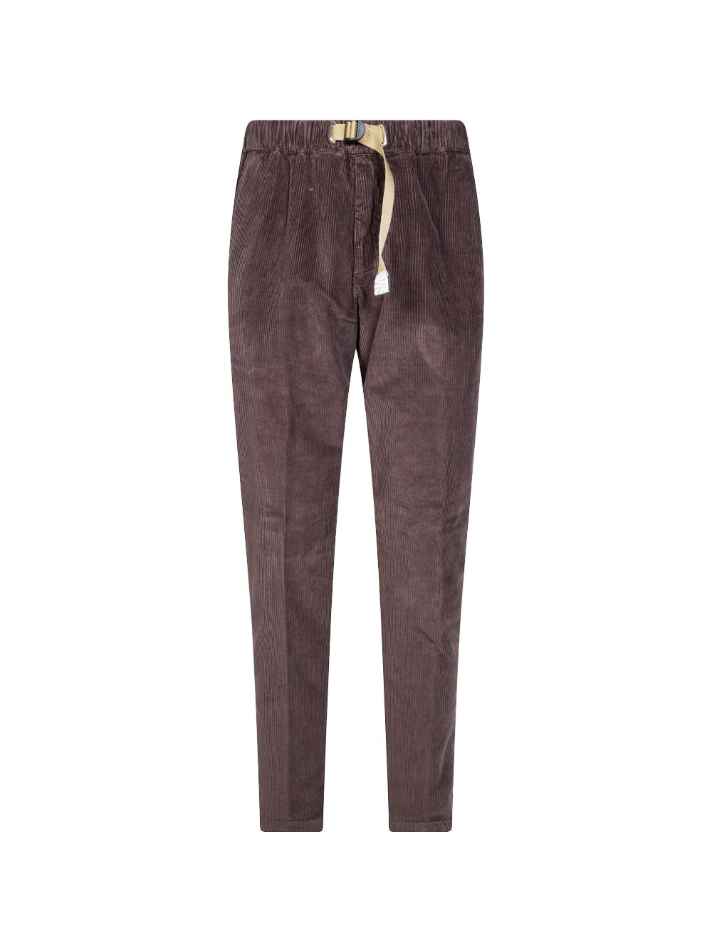WHITE SAND Pantaloni in Velluto a Coste Marrone