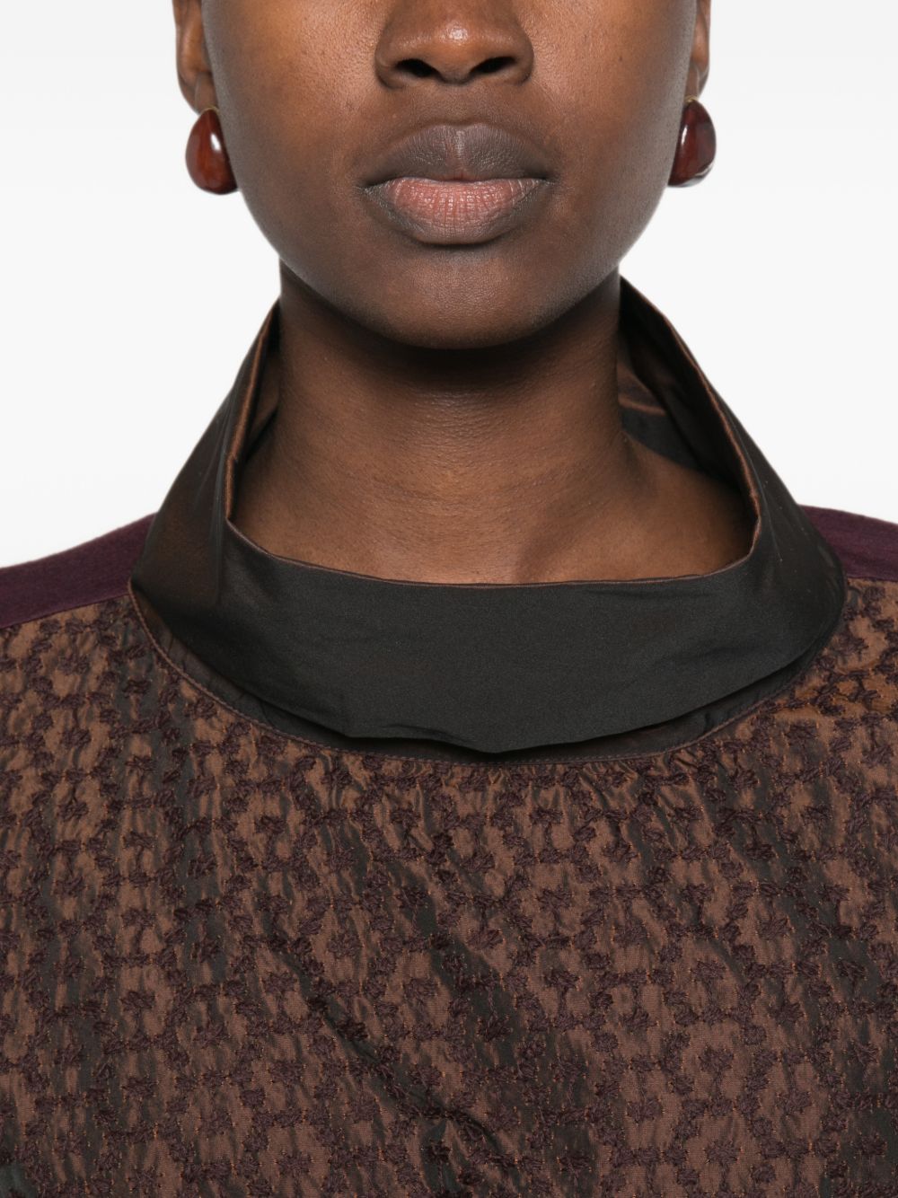 WHYCI Felpa a collo alto vinaccia