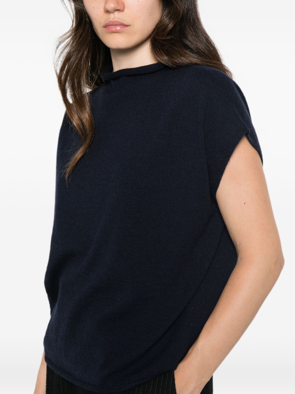 WHYCI Gilet in lana e cashmere