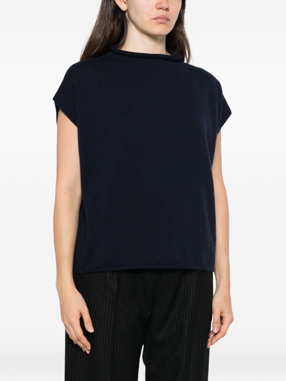 WHYCI Gilet in lana e cashmere