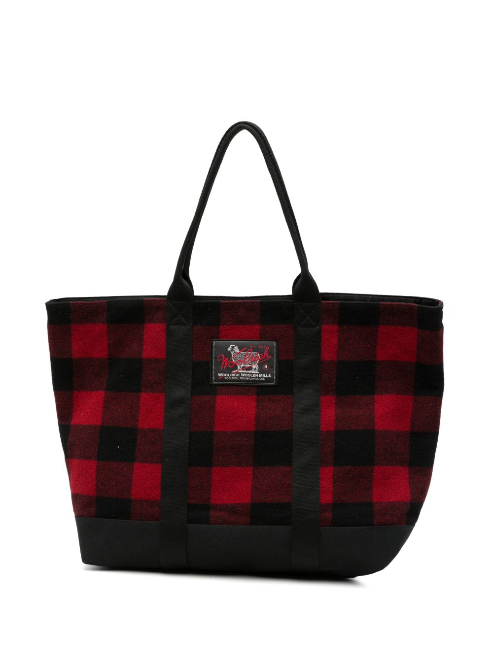 WOOLRICH Borsa shopping a quadri<BR/>