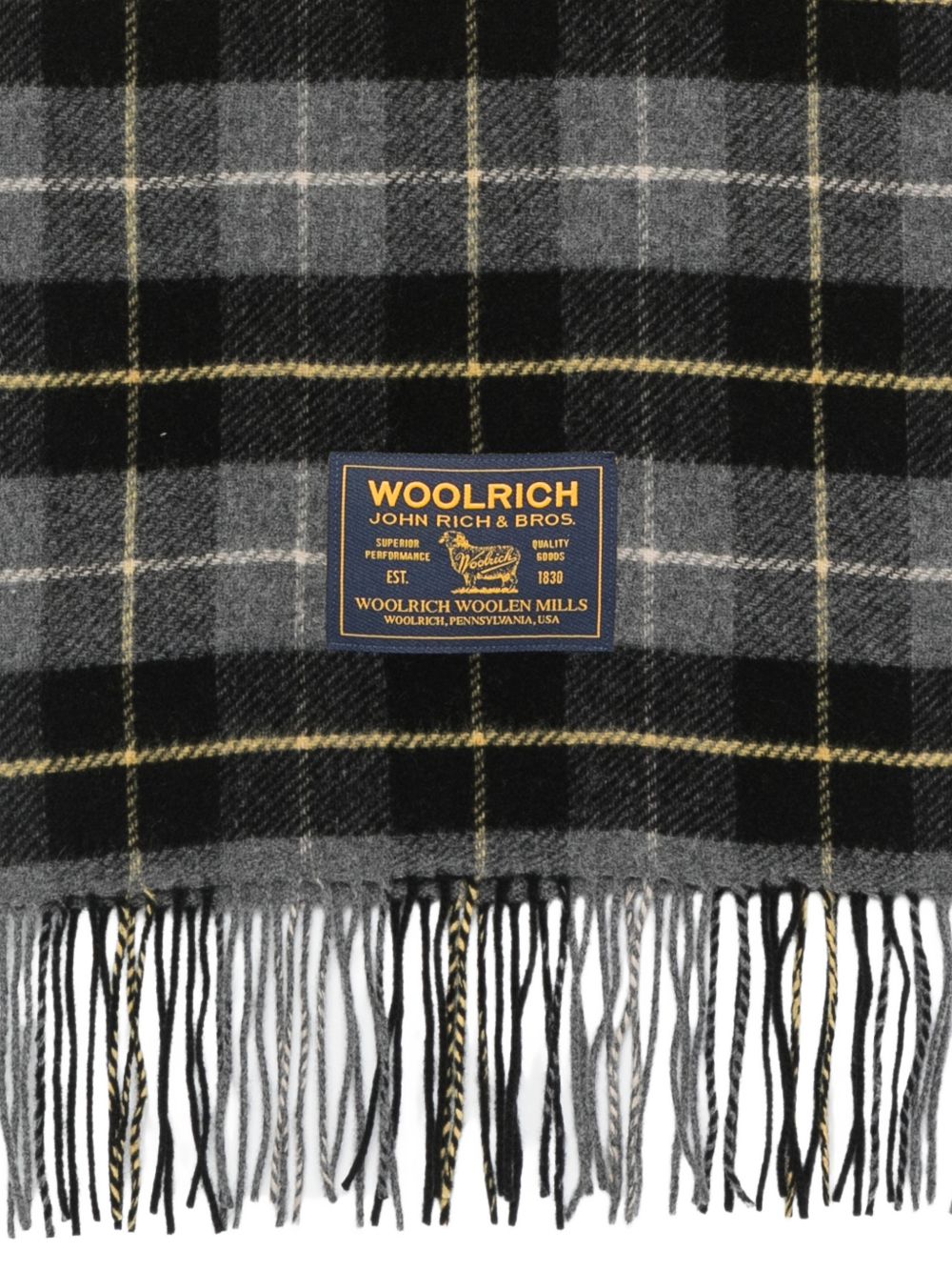 WOOLRICH Sciarpa in lana a quadri