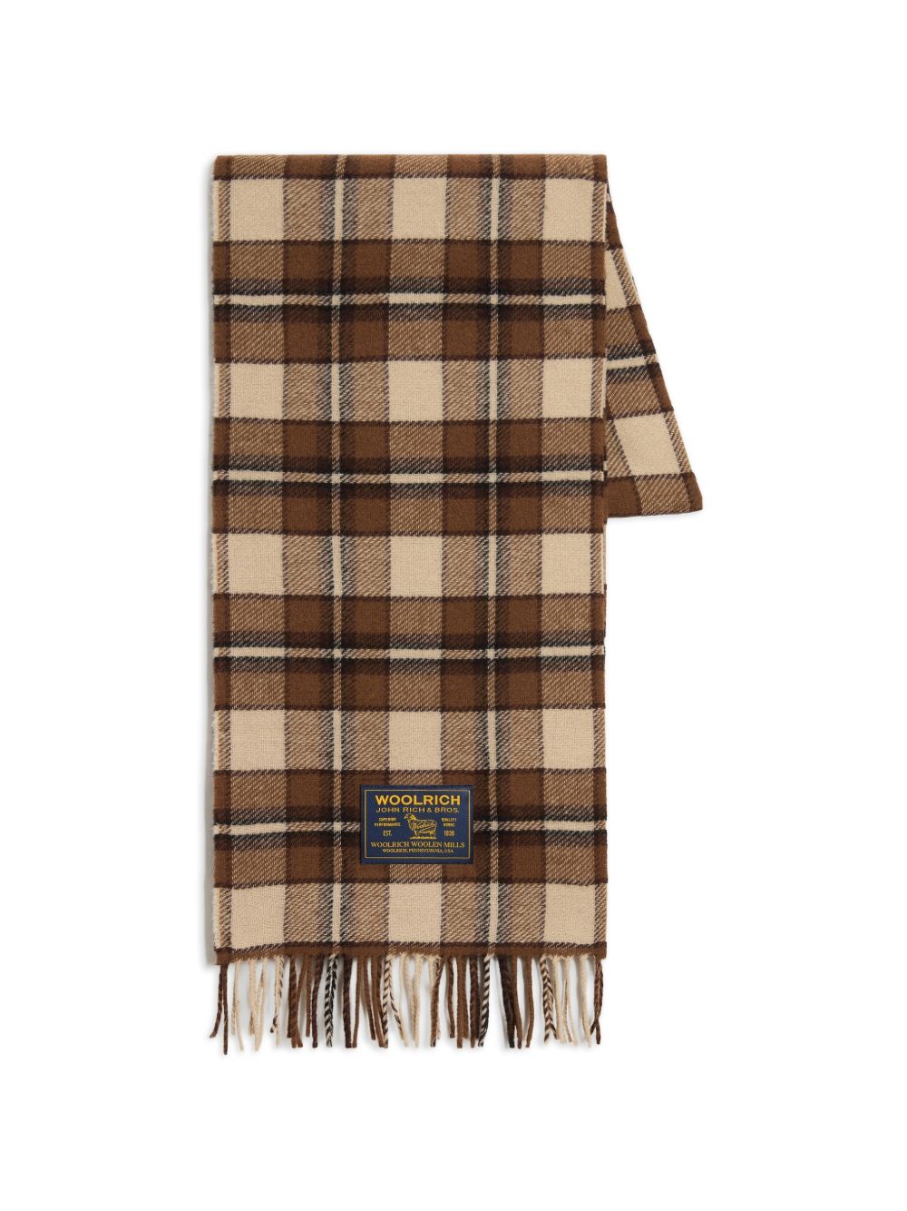 WOOLRICH Sciarpa in Lana Cammello