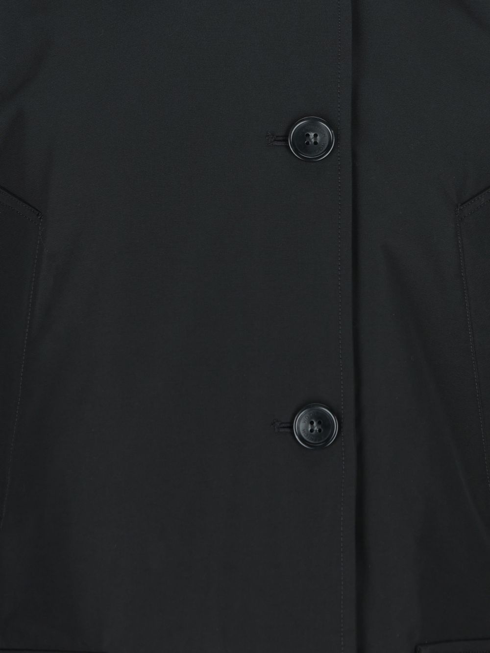 WOOLRICH Parka nero con cappuccio