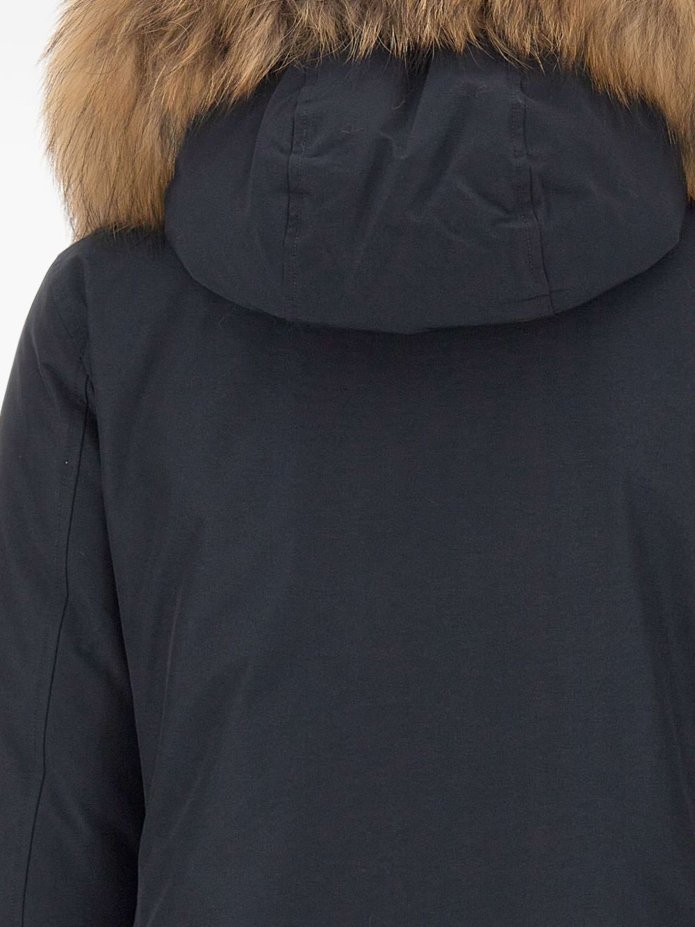 WOOLRICH Parka blu con cappuccio