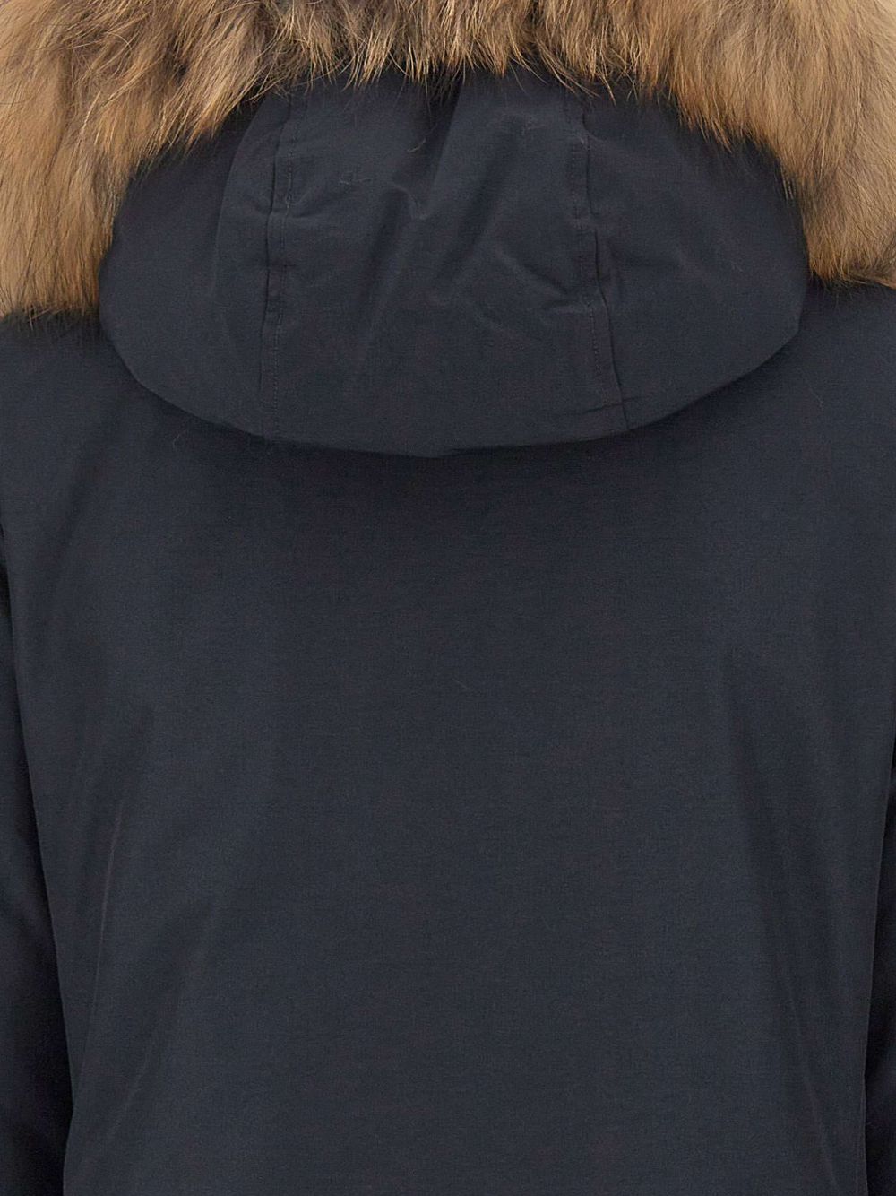 WOOLRICH Parka blu con cappuccio
