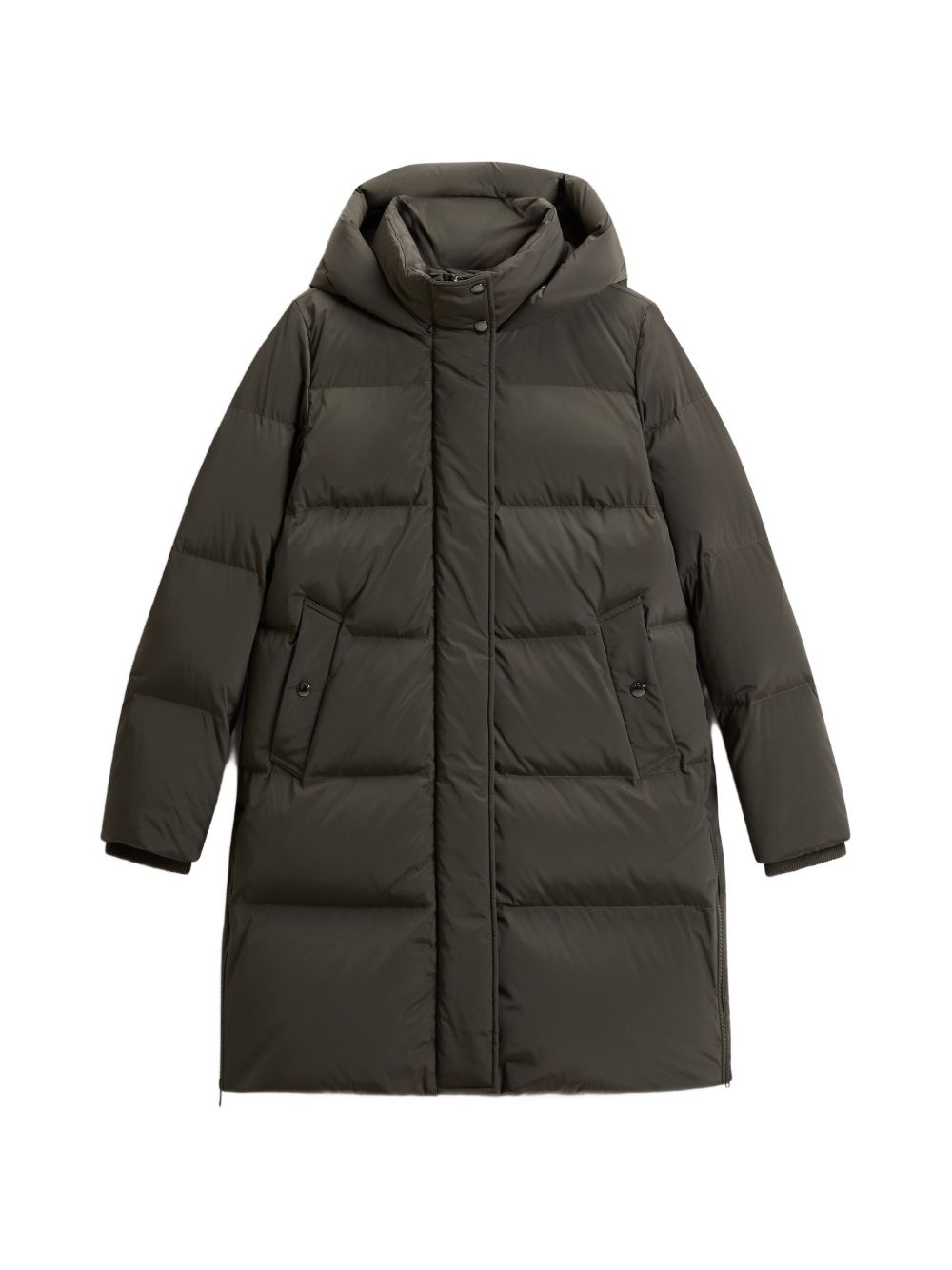 WOOLRICH Piumino Lungo Verde Oliva