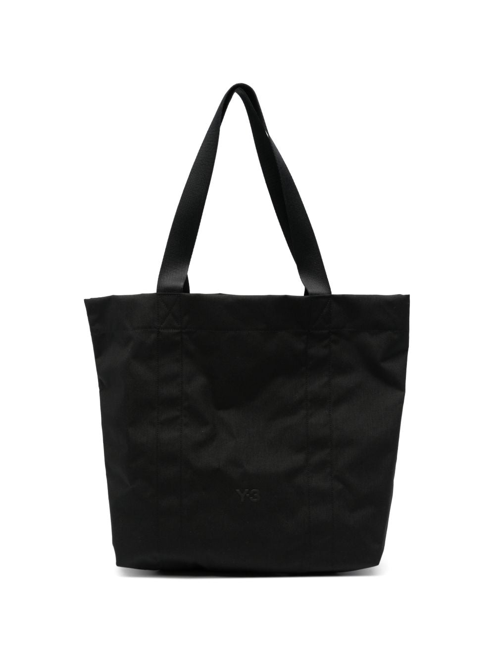 Y3 Borsa a mano nera con logo