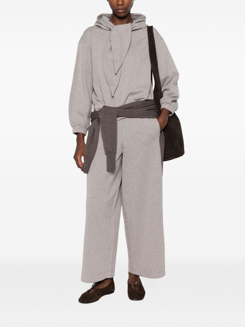 YERSE Pantaloni Barrel Taupe