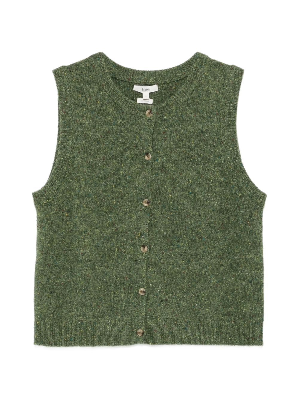 YERSE Gilet in lana con bottoncini