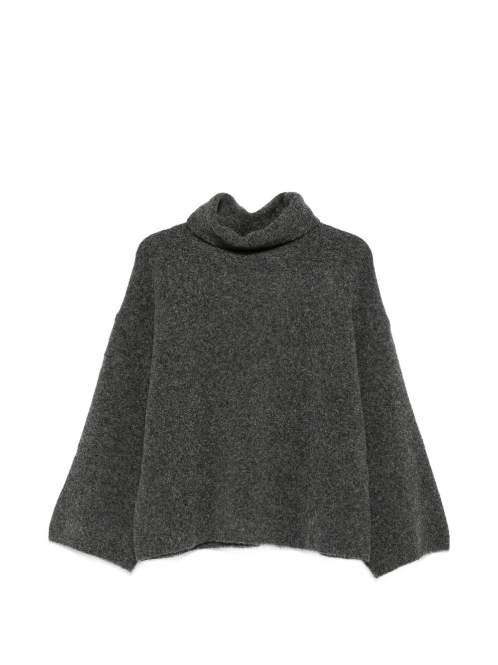 YERSE Maglione a collo alto grigio