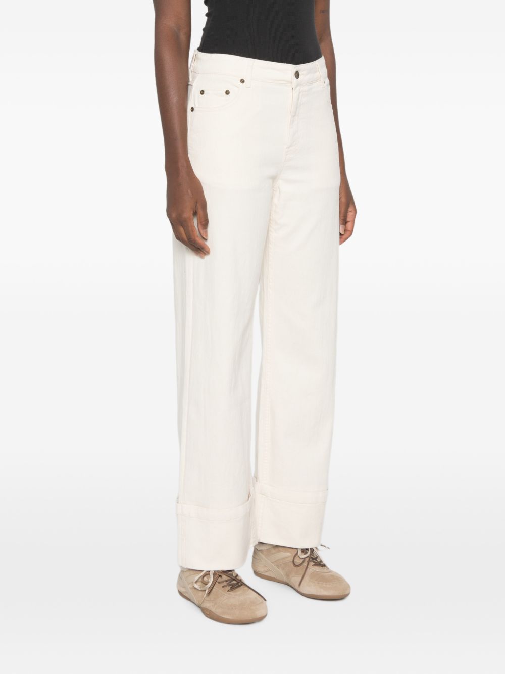 YERSE Jeans in Denim avorio