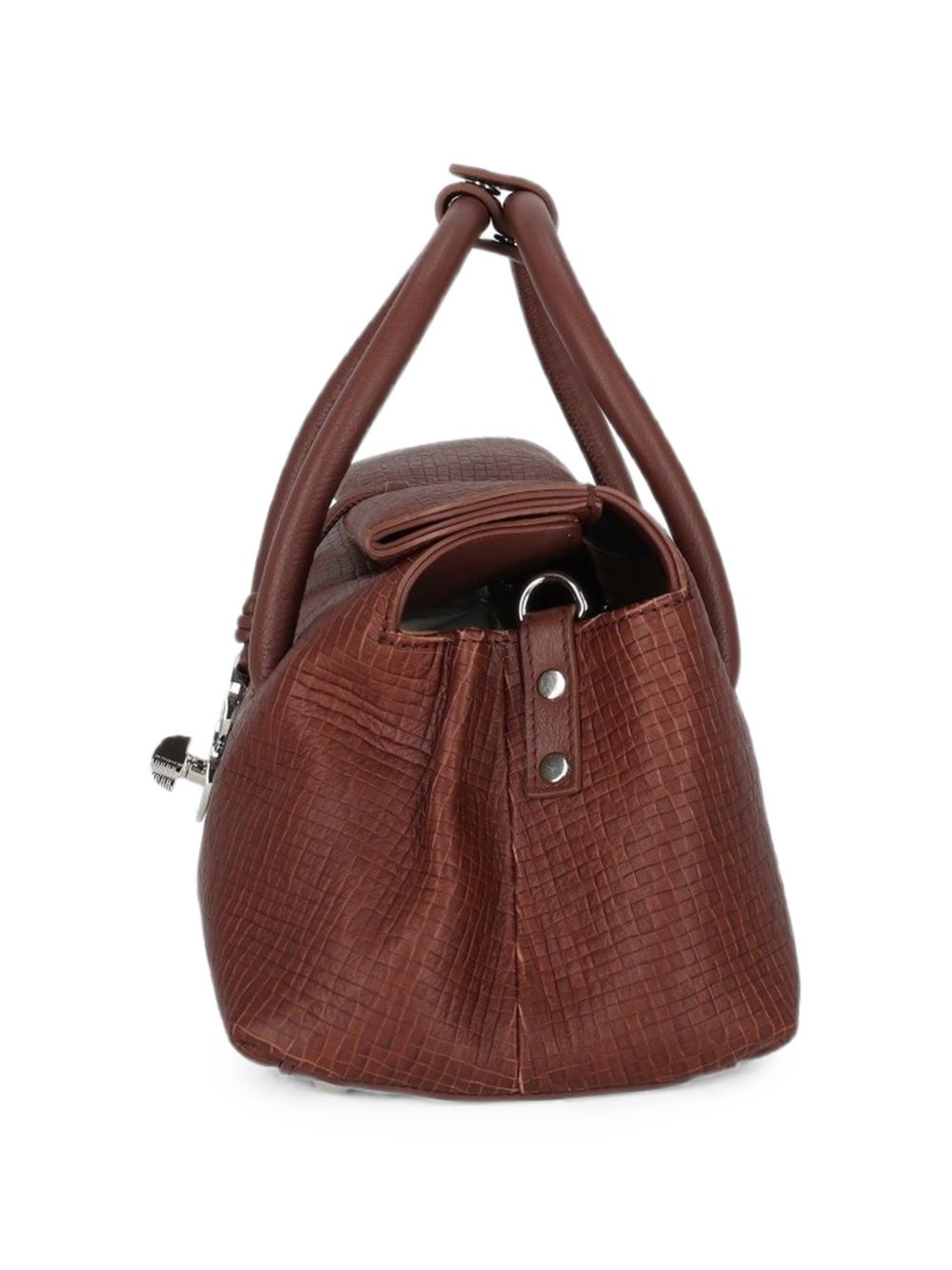 ZANELLATO Borsa a mano small tote in pelle marrone