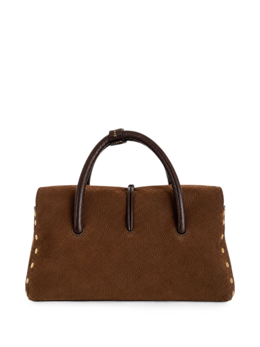 ZANELLATO Borsa Dotta Small in nabuk Grey Voltolina