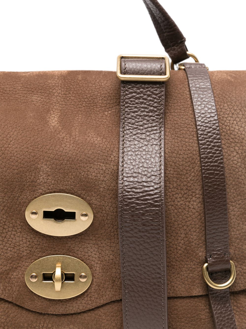 ZANELLATO Borsa Postina Re Jones in pelle marrone