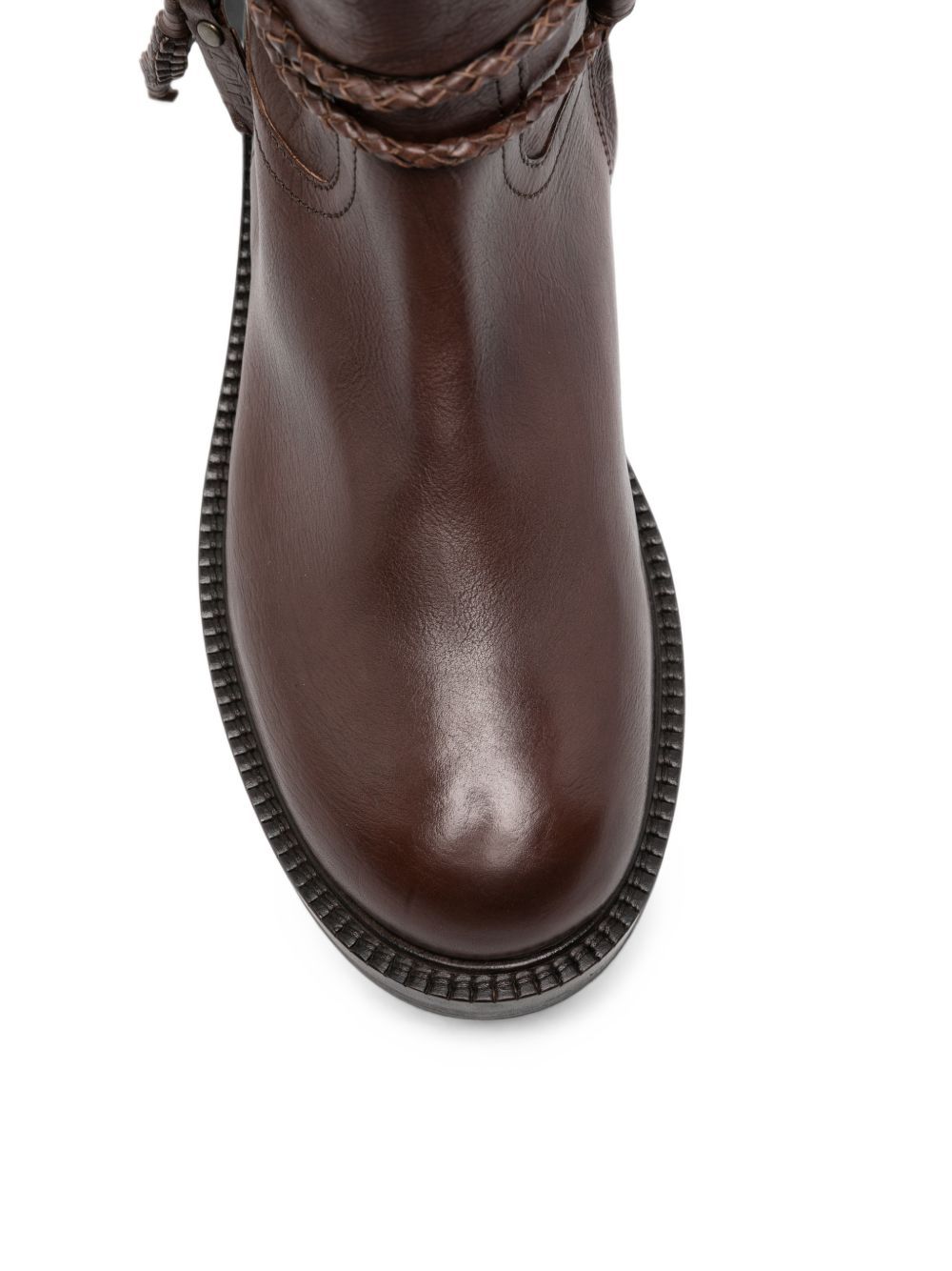 ZOLFO Stivaletti Milano in pelle marrone