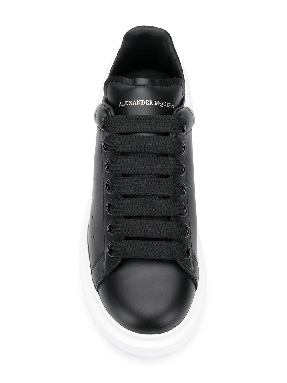 ALEXANDER McQUEEN Sneakers 'Oversize' in pelle nero e bianco