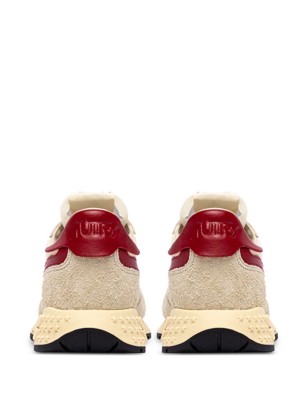AUTRY Sneakers Reelwind in beige con dettagli rossi