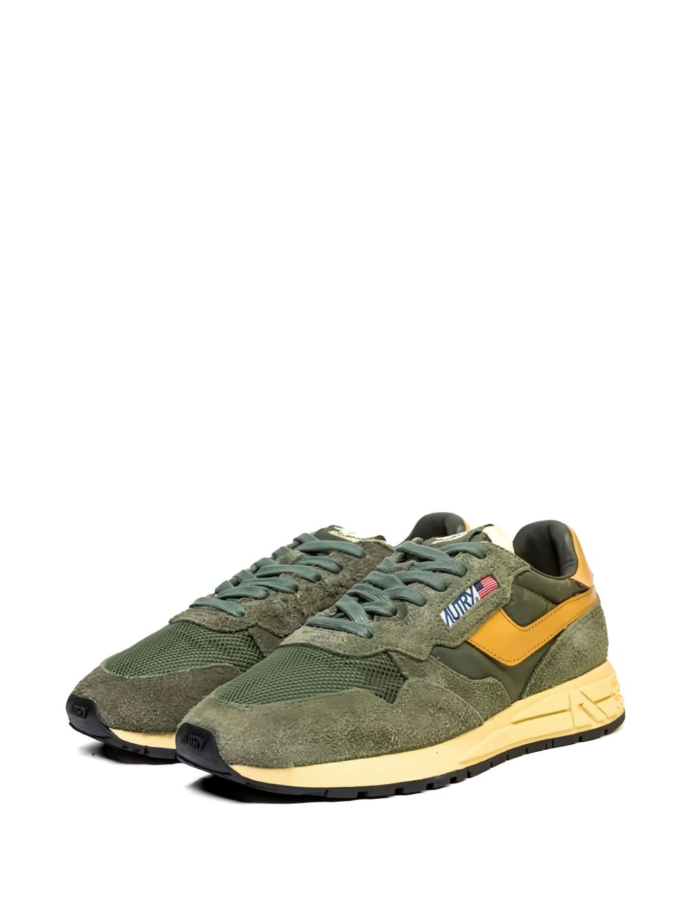 AUTRY Sneakers Rellwind in suede kaki