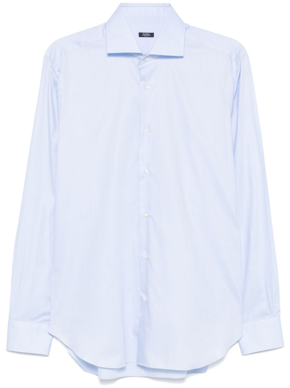 BARBA Camicia in cotone azzurro