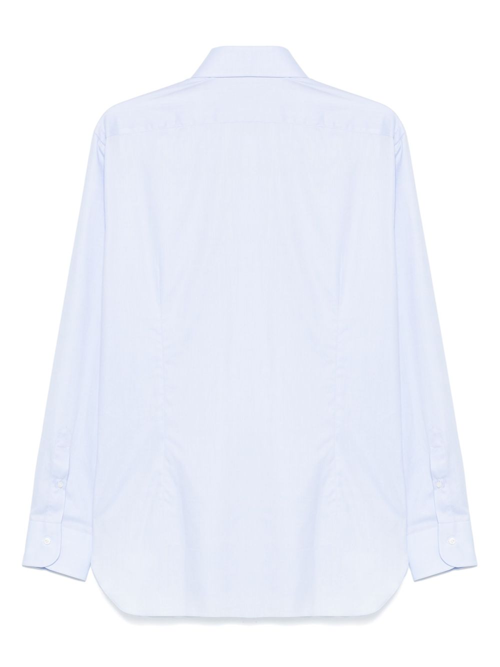 BARBA Camicia in cotone azzurro