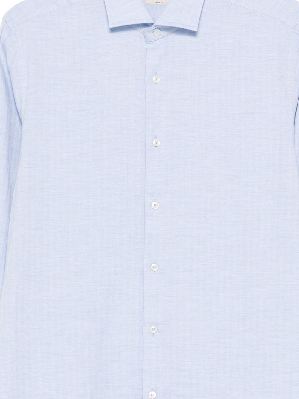 XACUS Camicia azzurra in misto cotone