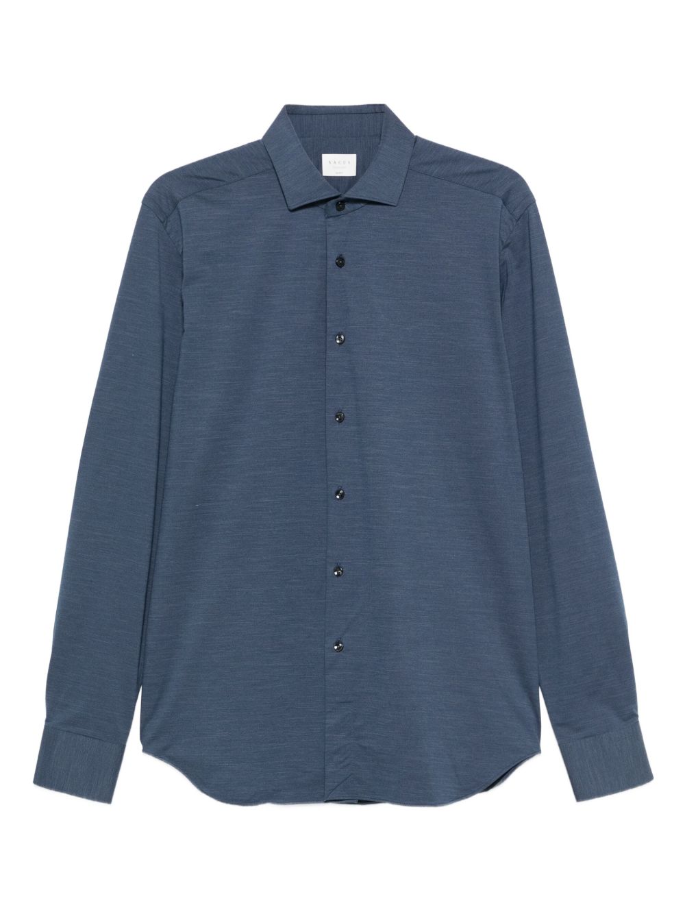 XACUS Camicia classica blu cenere