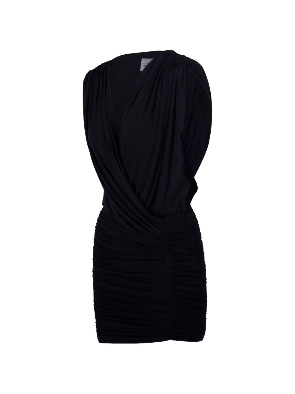 AMAZUIN Abito nero corto Candice Deep Black