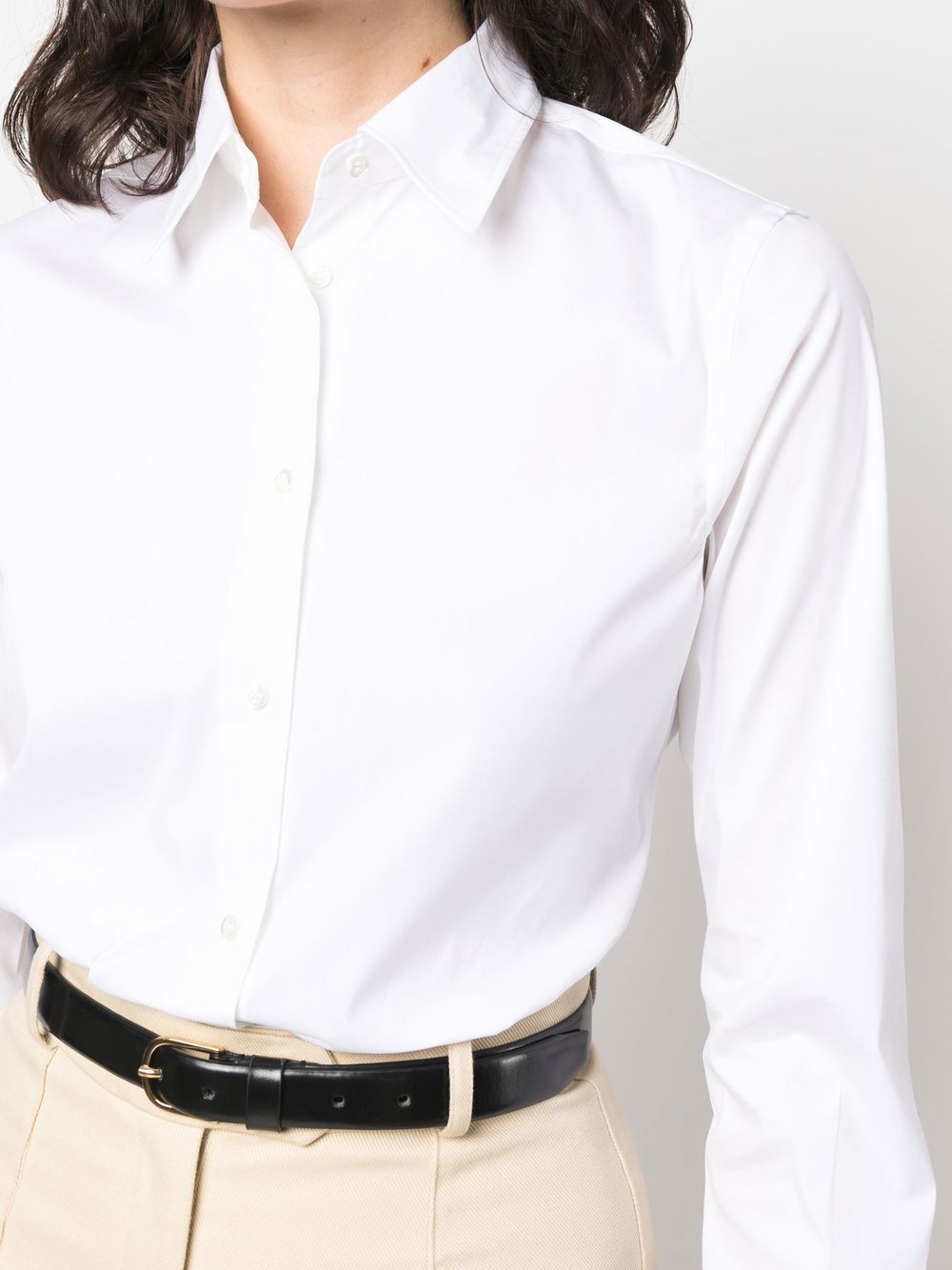 ASPESI Camicia in cotone bianca