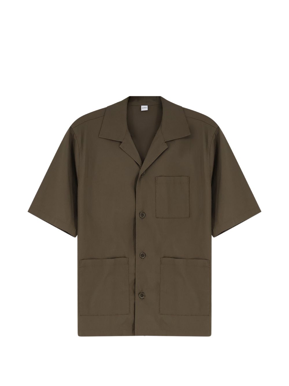 ASPESI Camicia verde miitare con taschino