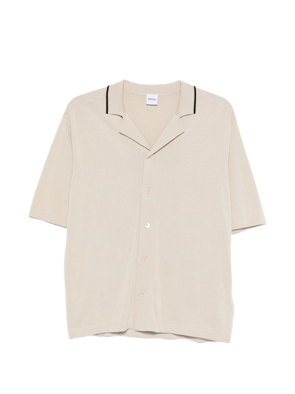 ASPESI Camicia in cotone beige